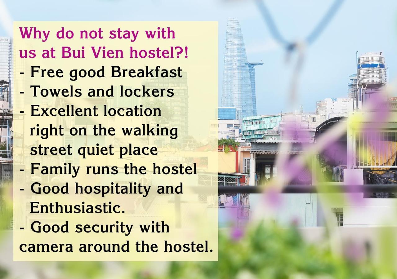 Bui Vien Hostel Ho Şi Min Dış mekan fotoğraf
